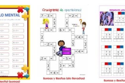 descarga y practica sumas y restas con nuestras fichas educativas gratuitas