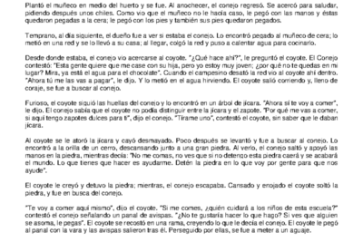 descubre la sabia historia de el coyote y el conejo una fabula para ninos con importantes valores