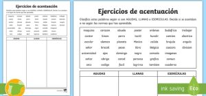descubre las reglas y ejercicios para aprender sobre palabras agudas llanas y esdrujulas