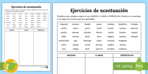 Descubre las reglas y ejercicios para aprender sobre palabras agudas, llanas y esdrújulas 1 descubre las reglas y ejercicios para aprender sobre palabras agudas llanas y esdrujulas