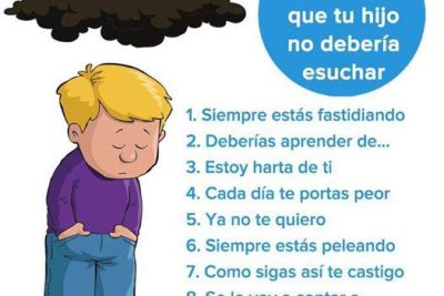 ¿Qué cosas nunca debes decir a tu hijo? 3 que cosas nunca debes decir a tu hijo
