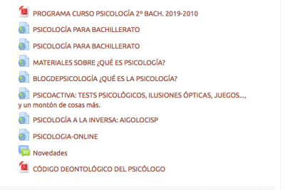 recursos didacticos y materiales de estudio para la asignatura de psicologia en bachillerato